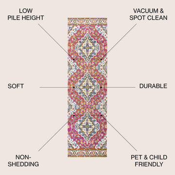 Bohemian Flair Boho Vintage Medallion Area Rug